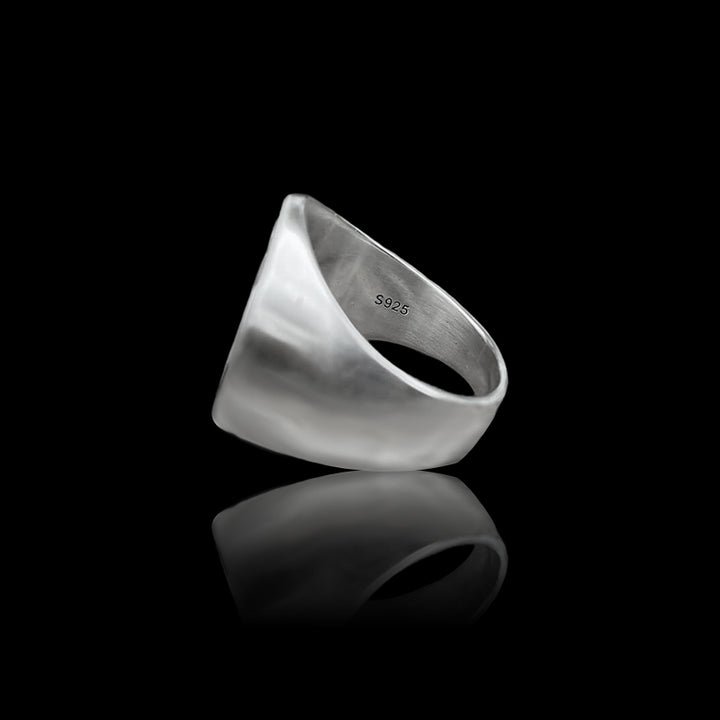 Mandalorian Symbol Skull 925 Sterling Silver Ring