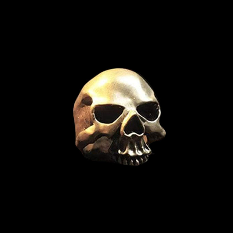 Matte Textured Skull 925 Sterling Silver Ring