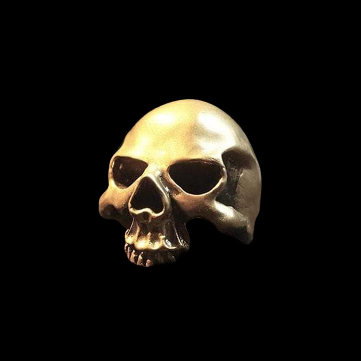 Matte Textured Skull 925 Sterling Silver Ring
