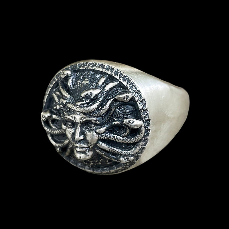 Medusa 925 Sterling Silver Ring