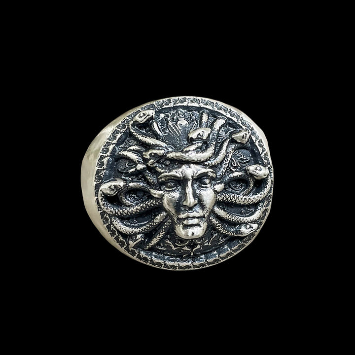 Medusa 925 Sterling Silver Ring