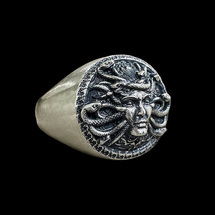 Medusa 925 Sterling Silver Ring