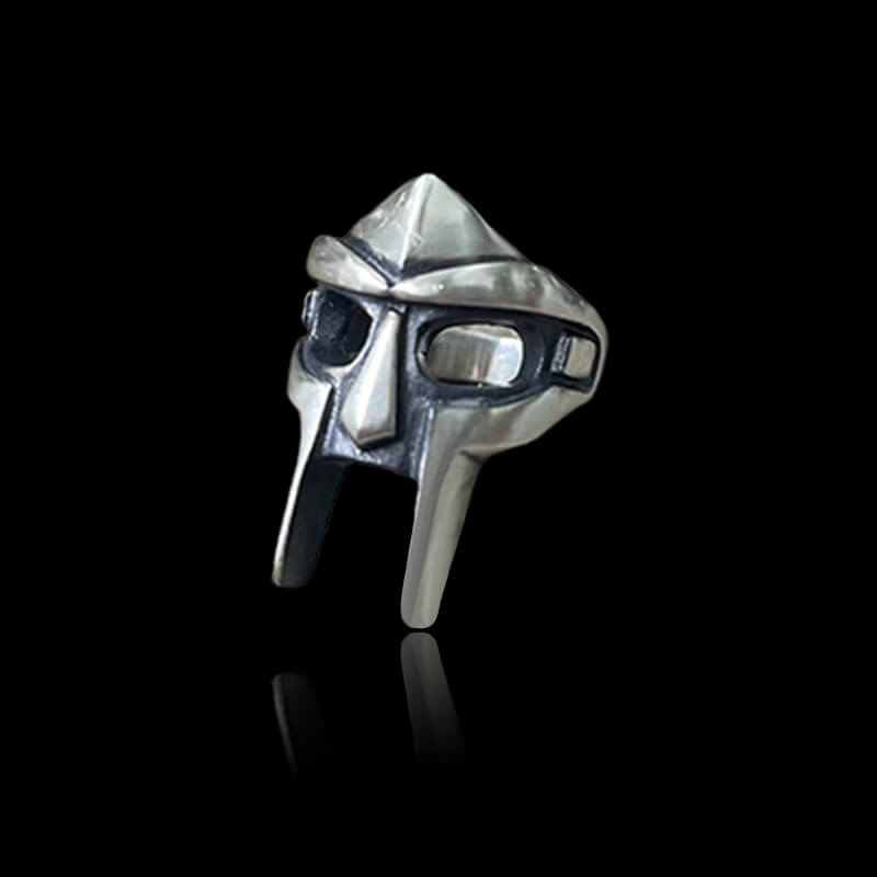 MF DOOM Mask 925 Sterling Silver Ring