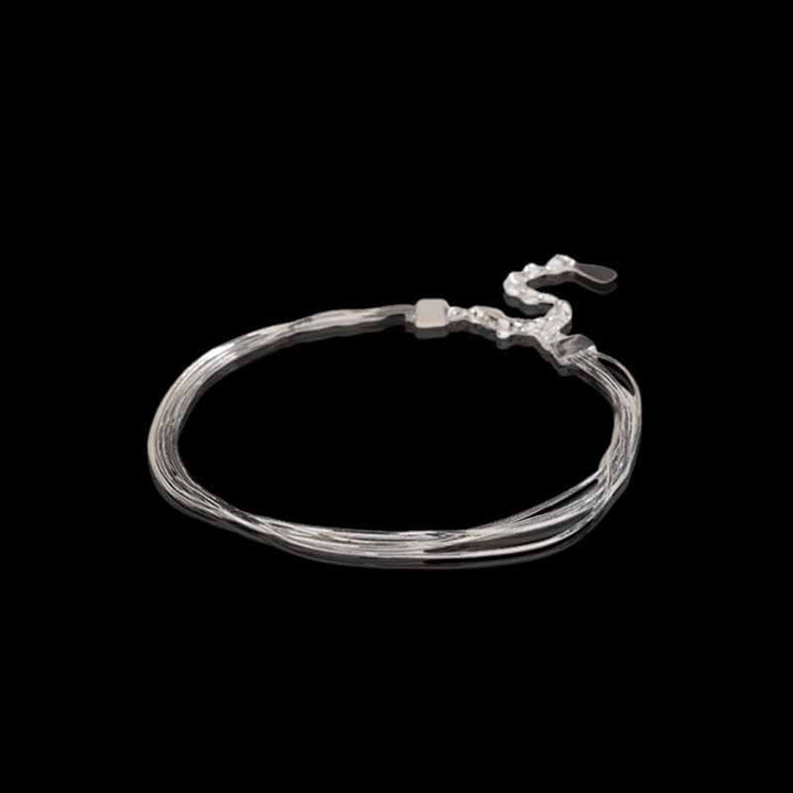 Minimalist Lines 925 Sterling Silver Bracelet 01 | RoyalLuster.com