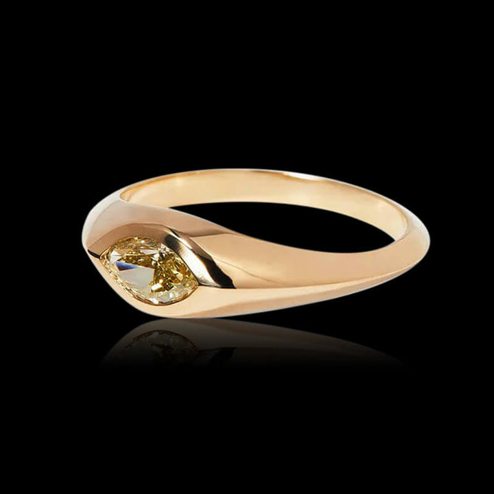 Minimalist Marquise 925 Sterling Silver Engagement Ring 04 | RoyalLuster.com