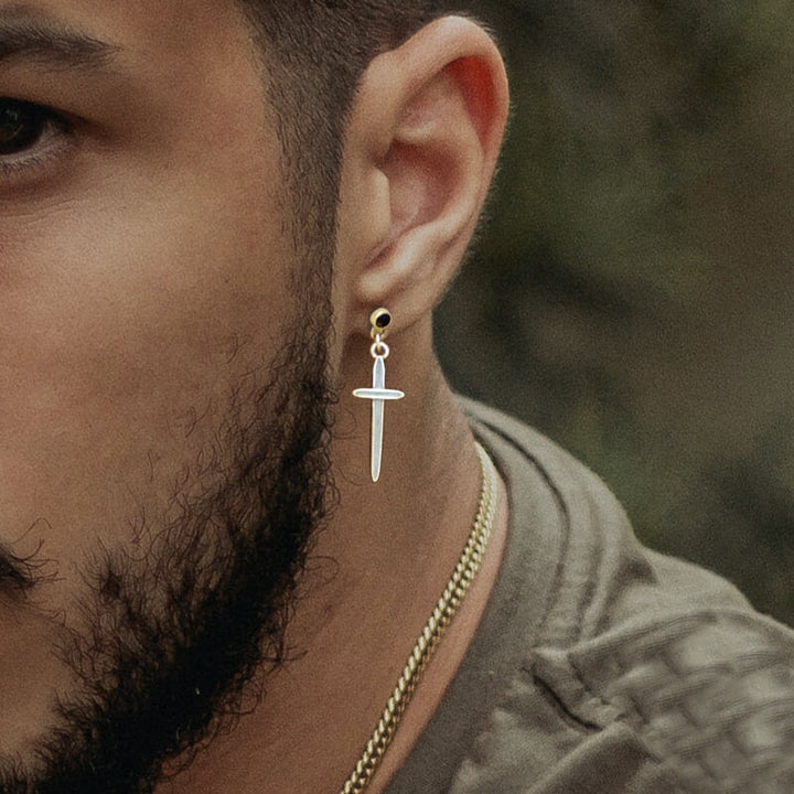 Minimalist Cross 925 Sterling Silver Stud Earrings