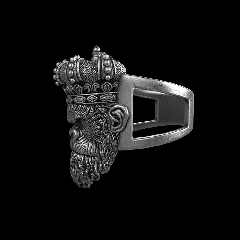 Monkey King 925 Sterling Silver Ring