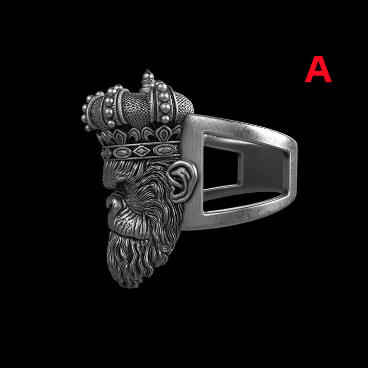 Monkey King 925 Sterling Silver Ring