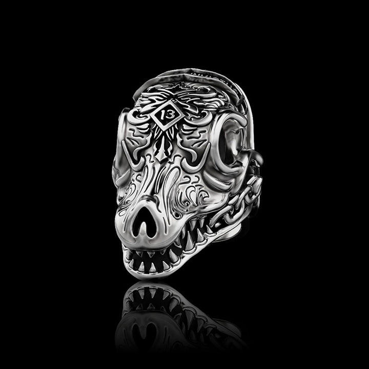 Morior Invictus 925 Sterling Silver Ring