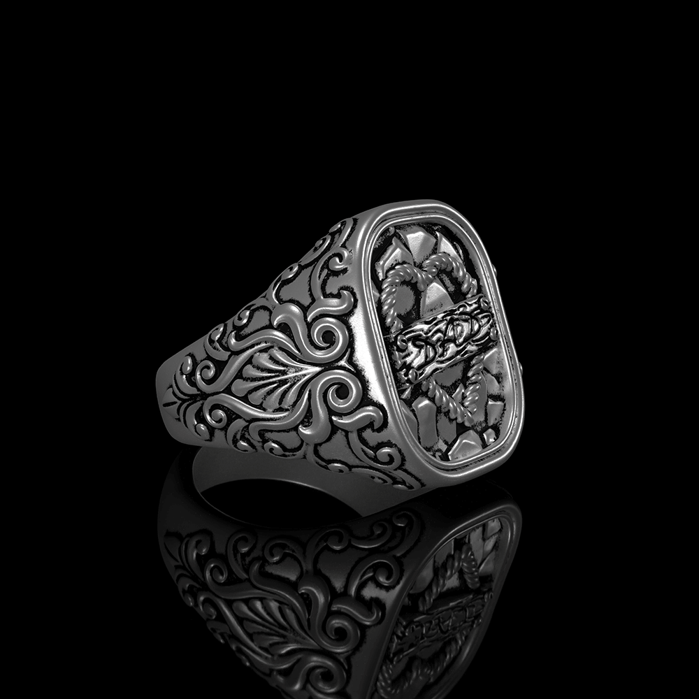 Nameplate 925 Sterling Silver Ring