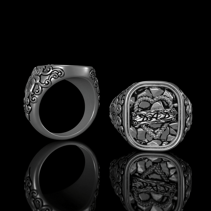 Nameplate 925 Sterling Silver Ring