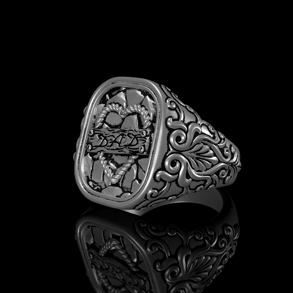 Nameplate 925 Sterling Silver Ring