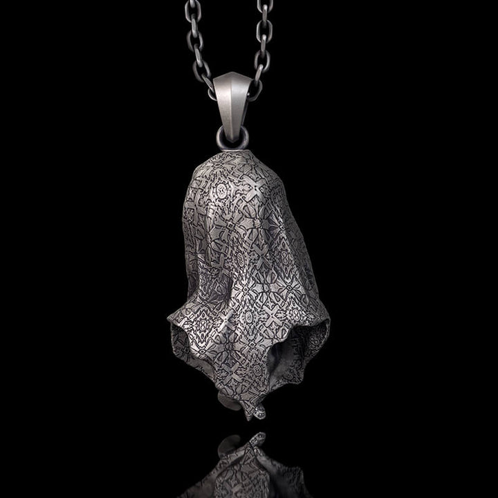 No Speak Sterling Silver Witch Pendant