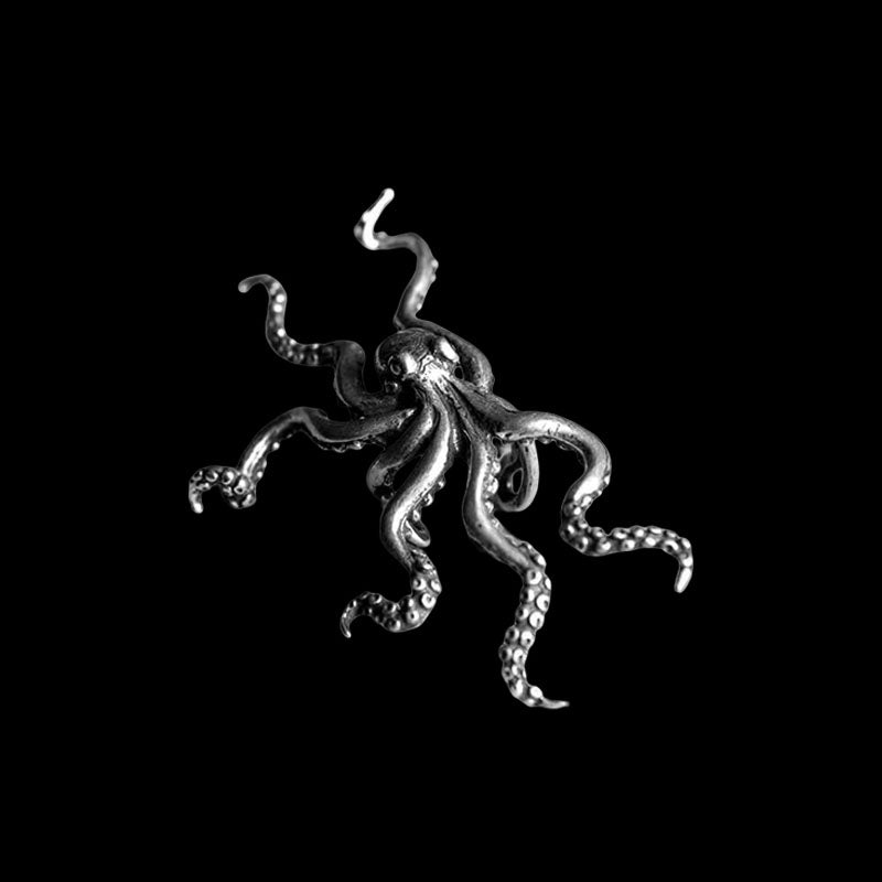 Octopus 925 Sterling Silver Ear Cuffs