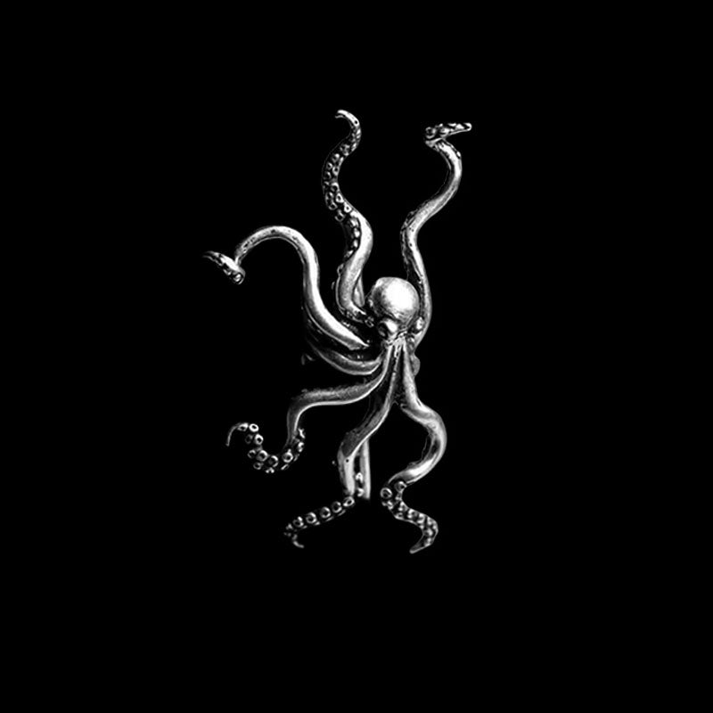 Octopus 925 Sterling Silver Ear Cuffs