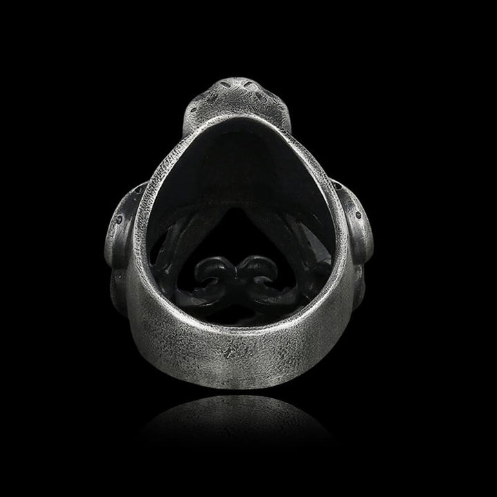 Octopus Skull 925 Sterling Silver Animal Ring
