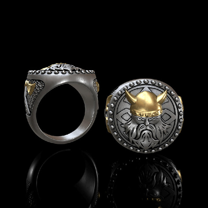 Odin 925 Sterling Silver Viking Ring