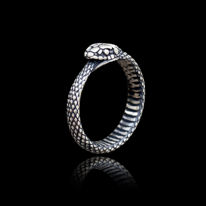 Ouroboros Snake 925 Sterling Silver Ring
