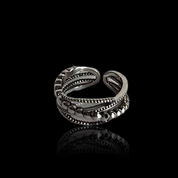 Personalized Multi-Layer Wrap 925 Sterling Silver Ring 02 | RoyalLuster.com
