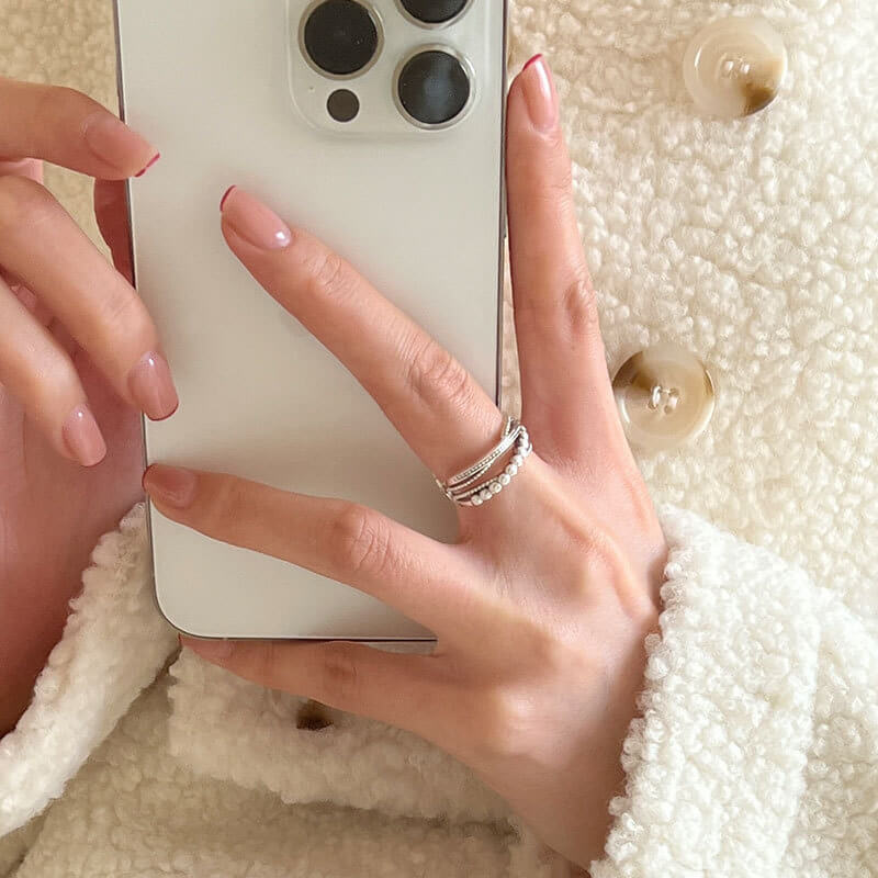 Personalized Multi-Layer Wrap 925 Sterling Silver Ring