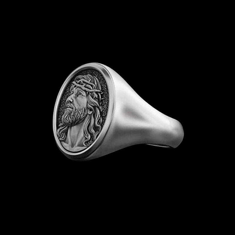 Personalized Custom Round 925 Sterling Silver Ring