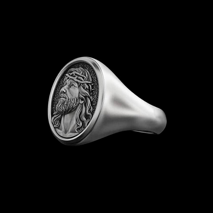 Personalized Custom Round 925 Sterling Silver Ring