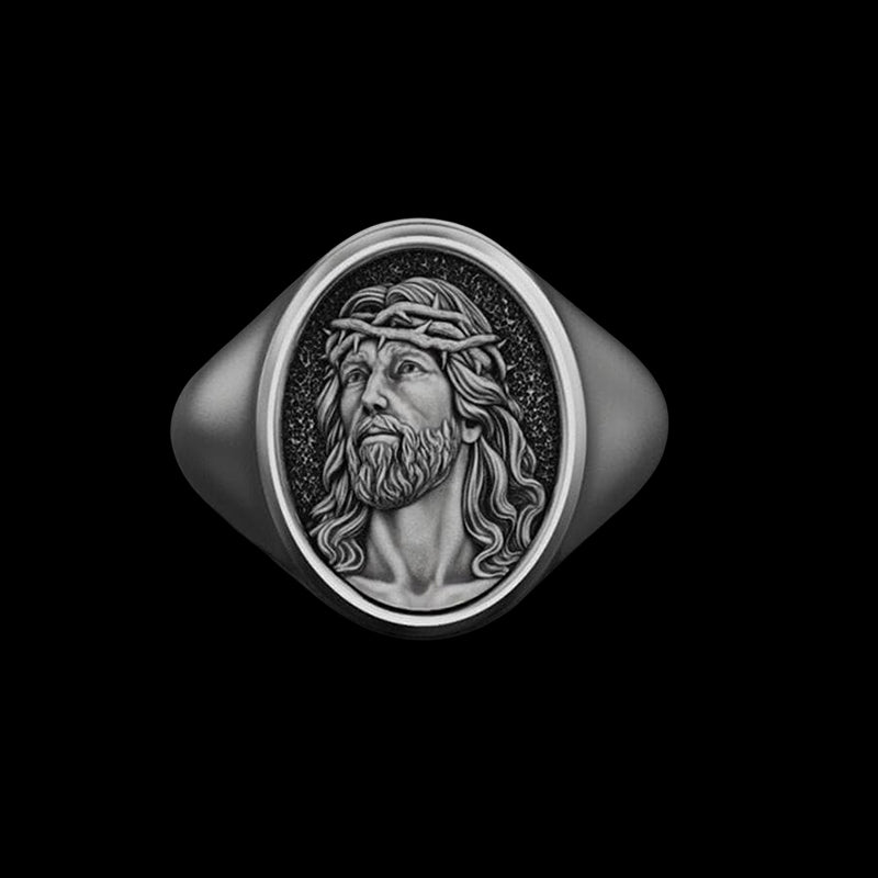 Personalized Custom Round 925 Sterling Silver Ring