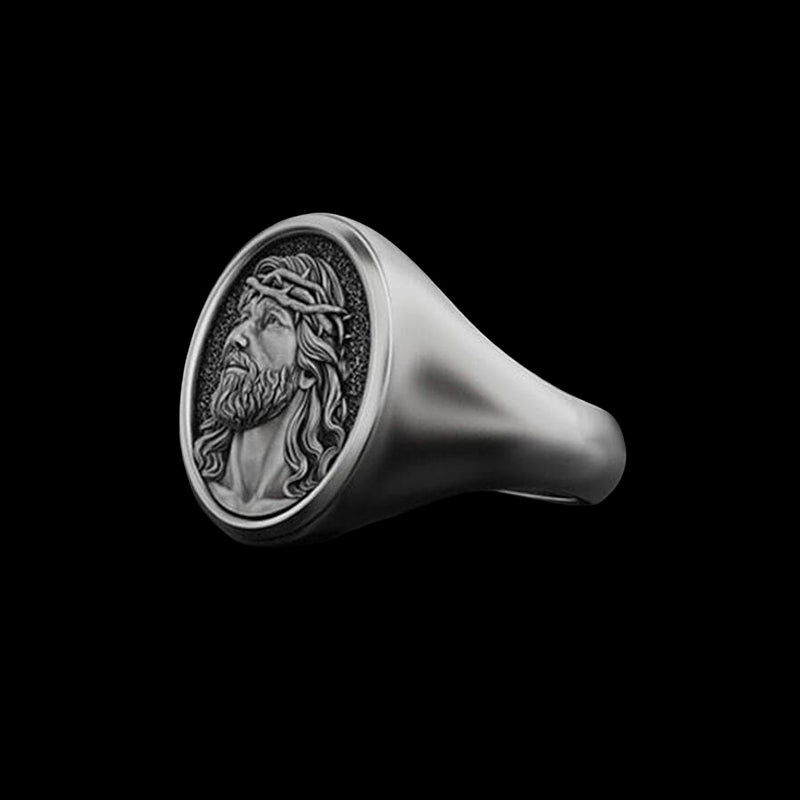 Personalized Custom Round 925 Sterling Silver Ring