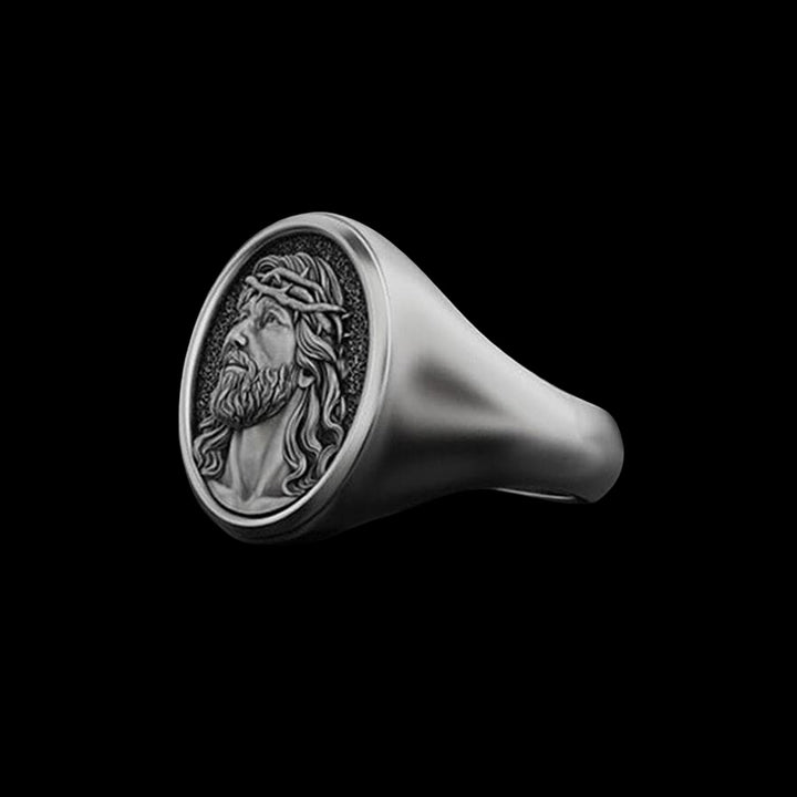 Personalized Custom Round 925 Sterling Silver Ring