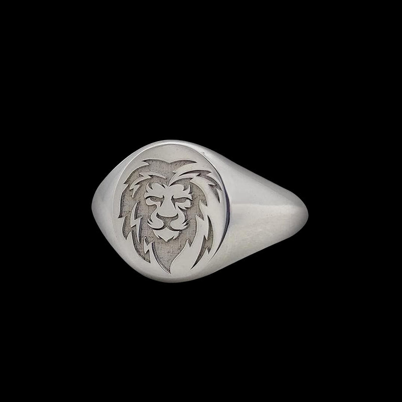 Personalized Polished 925 Sterling Silver Round Ring