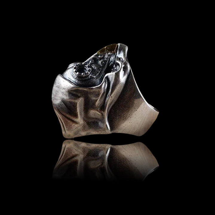Plague Doctor 925 Sterling Silver Skull Ring