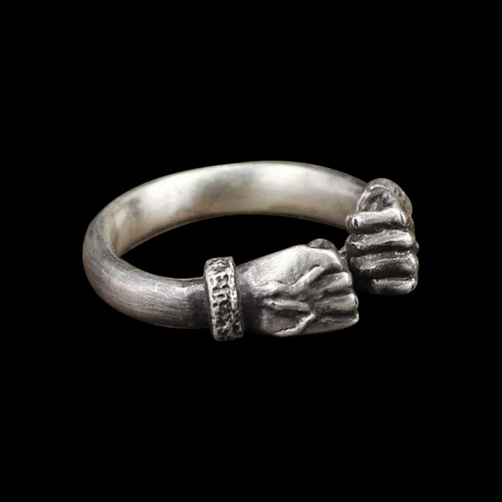 Power Fist 925 Sterling Silver Ring