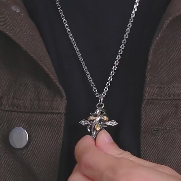 Vintage Cross 925 Sterling Silver Pendant 05 | RoyalLuster.com