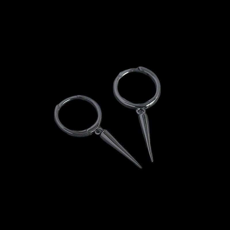 Punk Rivet 925 Sterling Silver Earrings