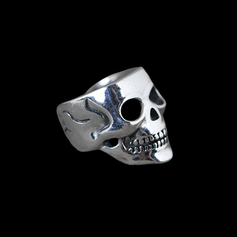 Punk Skull 925 Sterling Silver Ear Cuffs