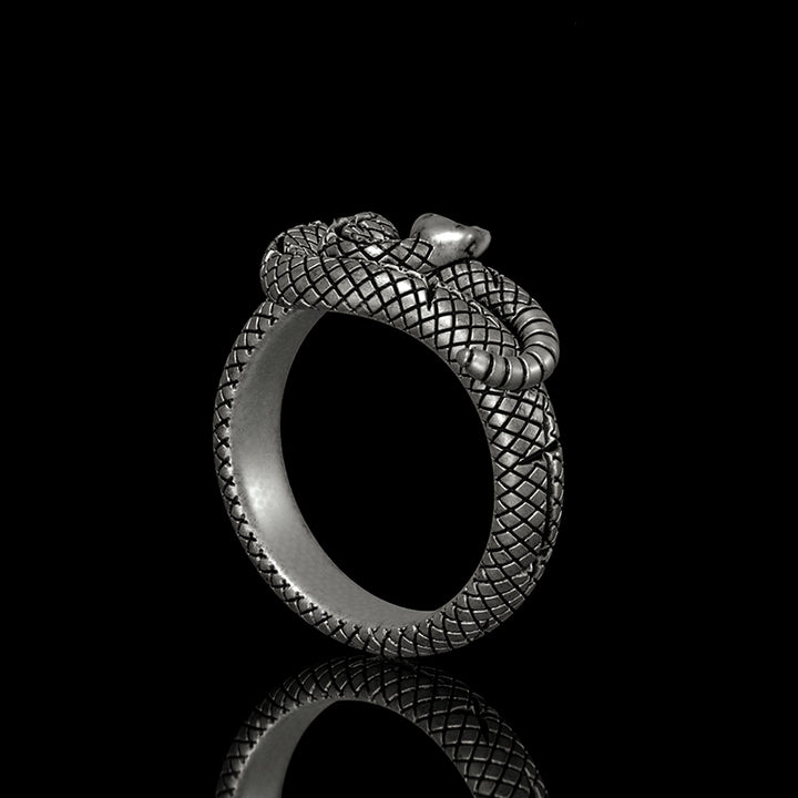 Rattlesnake 925 Sterling Silver Animal Ring