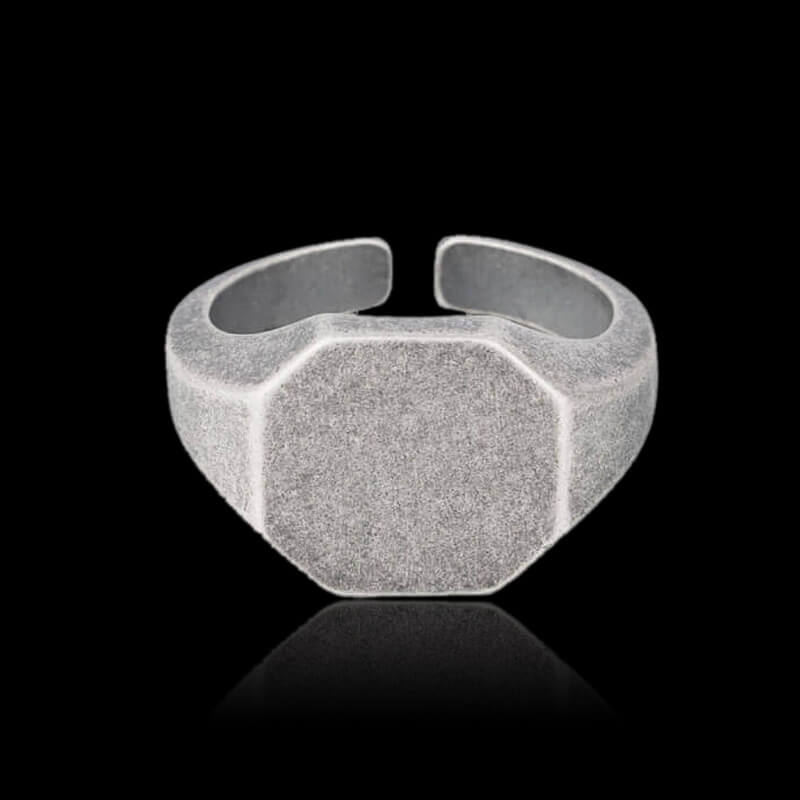 Retro 925 Sterling Silver Adjustable Ring 01 | RoyalLuster.com