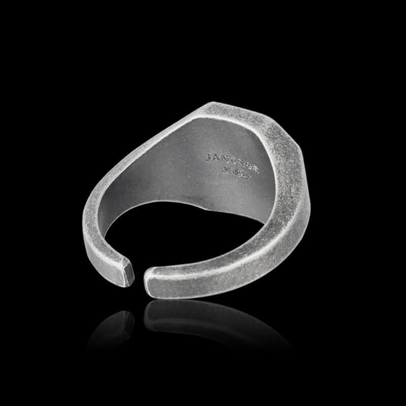 Retro 925 Sterling Silver Adjustable Ring 04 | RoyalLuster.com