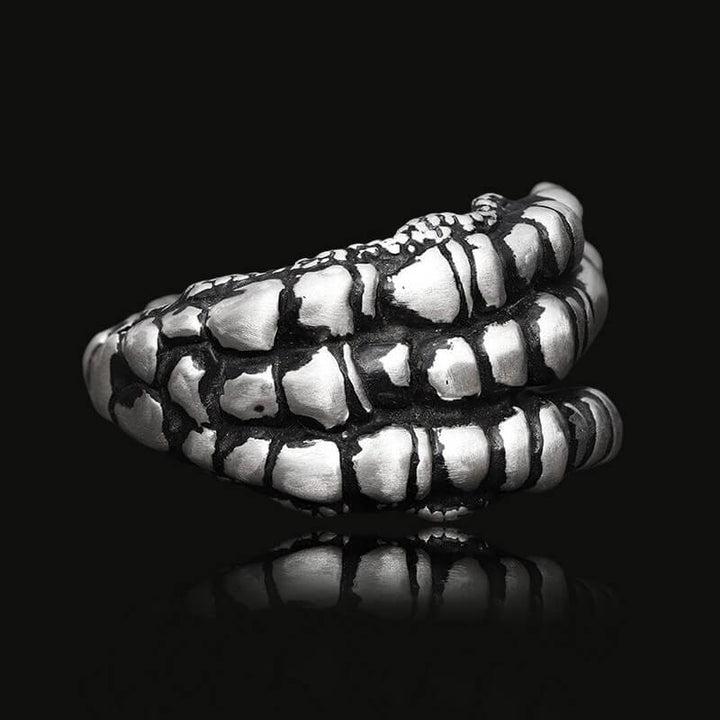 Retro Dragon Claw Brass 925 Sterling Silver Ring