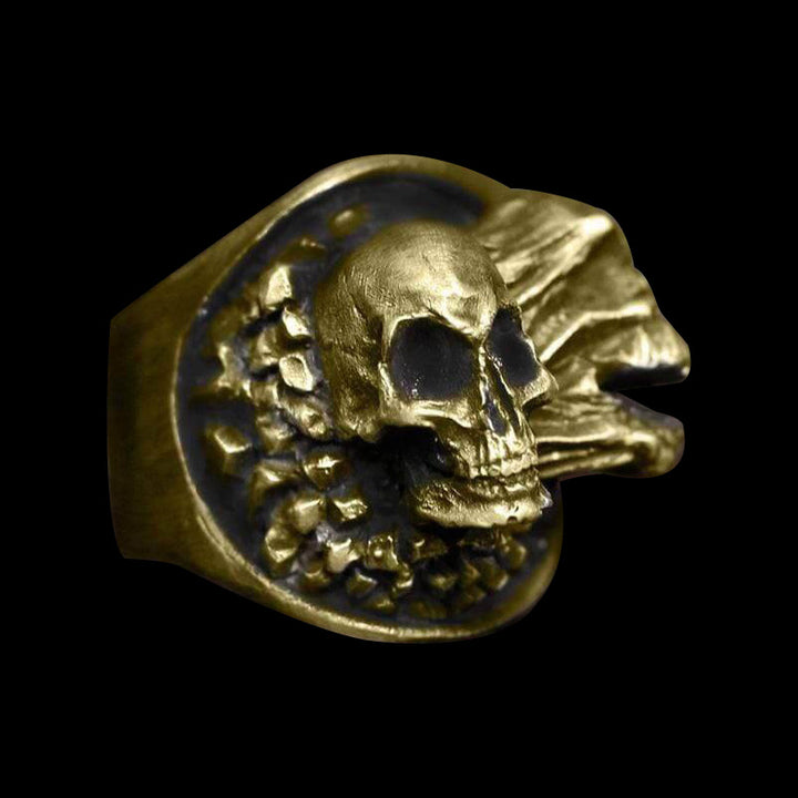 Ripped Soul 925 Sterling Silver Skull Ring