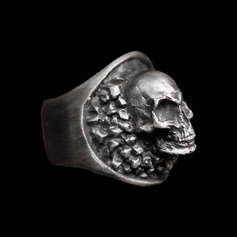 Ripped Soul 925 Sterling Silver Skull Ring