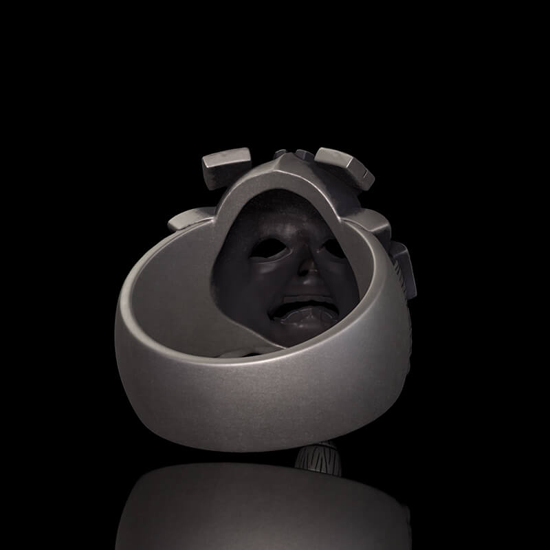 Ronin Ghost Samurai Sterling Silver Ring