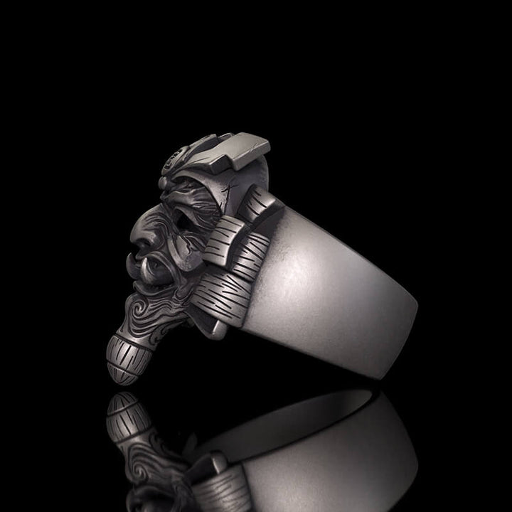 Ronin Ghost Samurai Sterling Silver Ring
