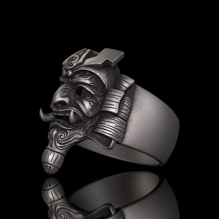 Ronin Ghost Samurai Sterling Silver Ring