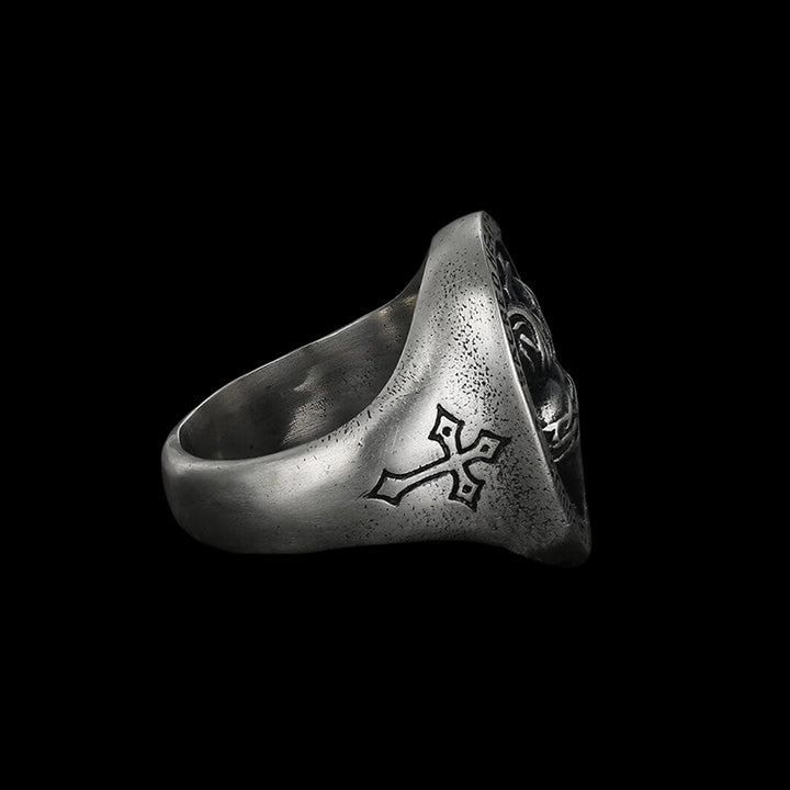 Sacred Heart 925 Sterling Silver Religious Ring