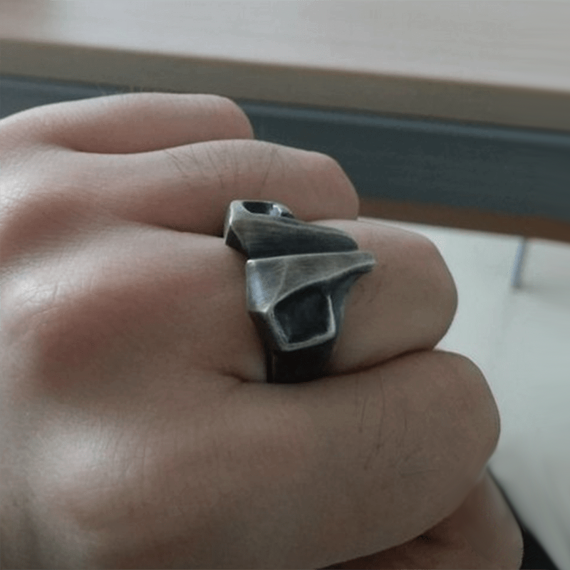 Sheep Head 925 Sterling Silver Ring