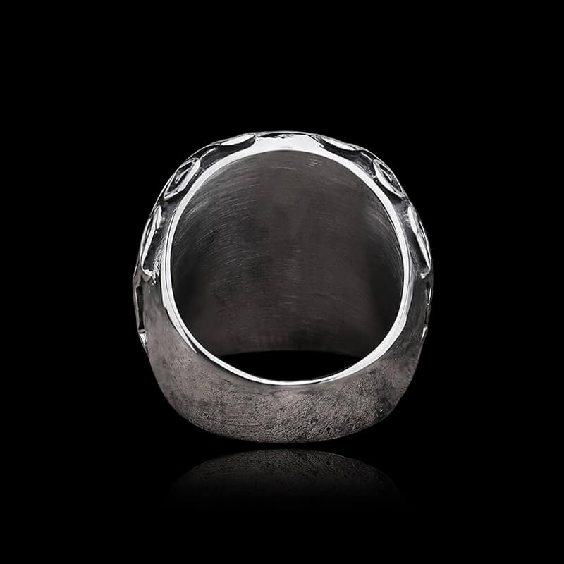 Sigil of Baphomet 925 Sterling Silver Satan Ring
