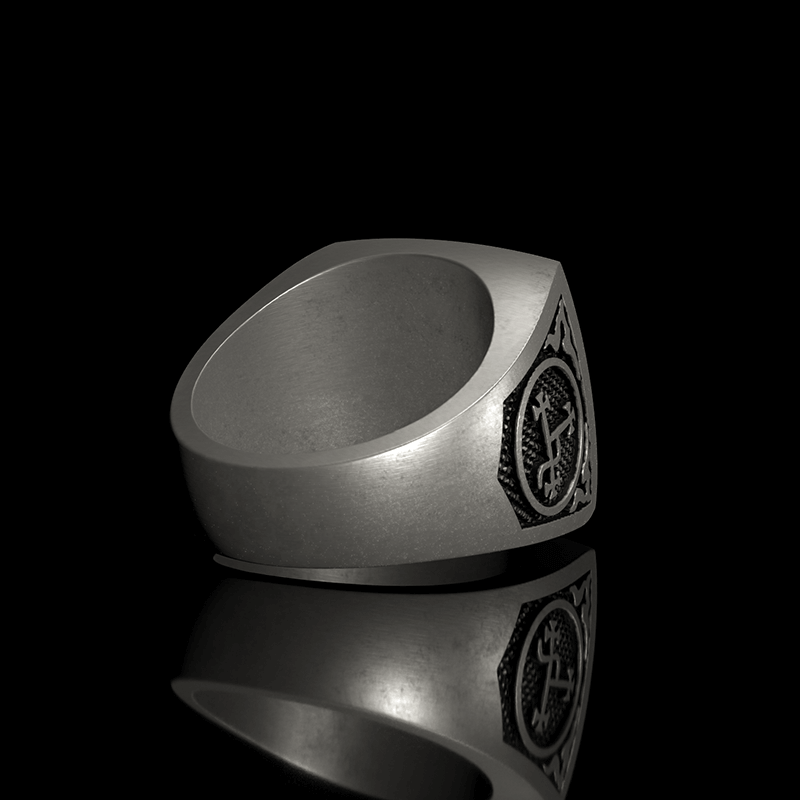 Sigil of Lilith Symbol 925 Sterling Silver Ring
