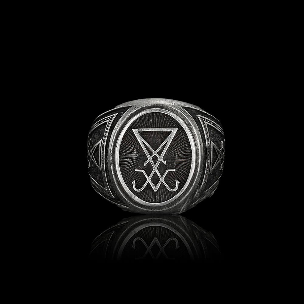 Sigil Of Lucifer 925 Sterling Silver Ring