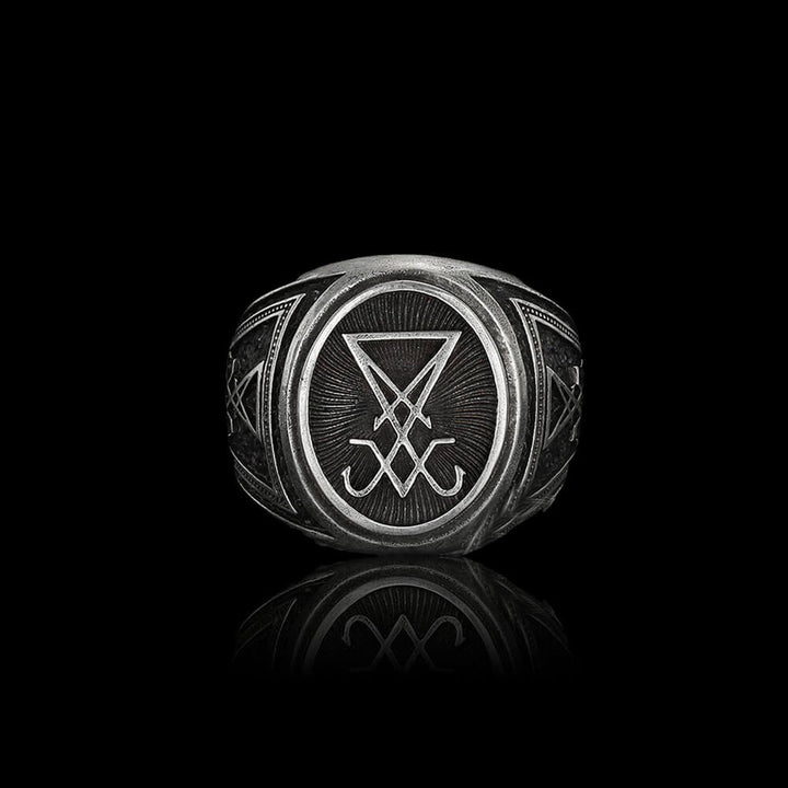 Sigil Of Lucifer 925 Sterling Silver Ring